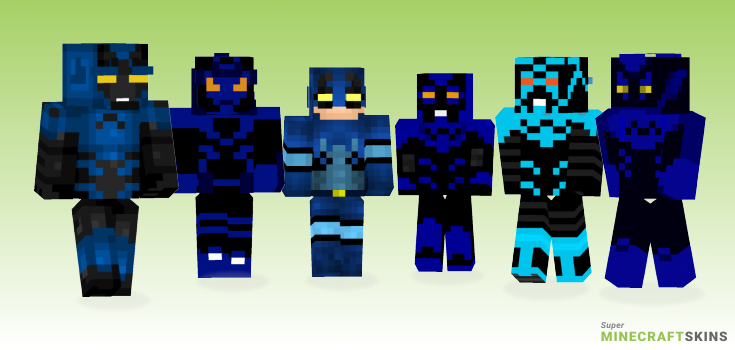Blue beetle Minecraft Skins - Best Free Minecraft skins for Girls and Boys