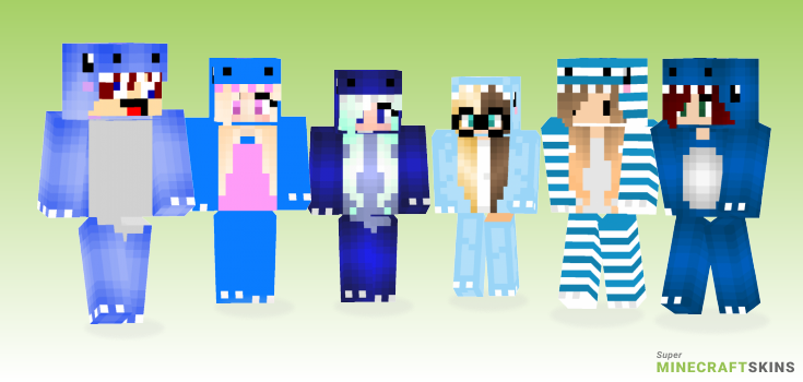 Blue dino Minecraft Skins - Best Free Minecraft skins for Girls and Boys