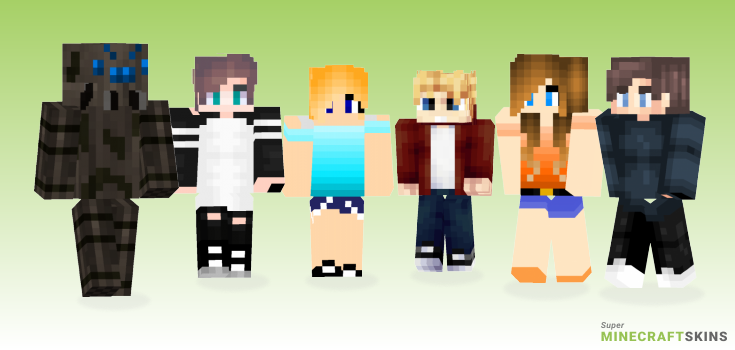Blue eyed Minecraft Skins - Best Free Minecraft skins for Girls and Boys