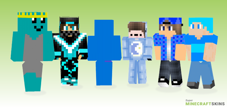 Blue guy Minecraft Skins - Best Free Minecraft skins for Girls and Boys
