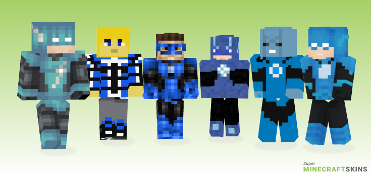 Blue lantern Minecraft Skins - Best Free Minecraft skins for Girls and Boys