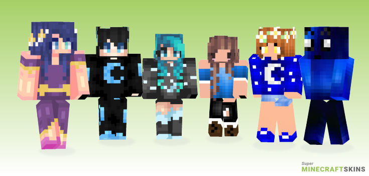 Blue moon Minecraft Skins - Best Free Minecraft skins for Girls and Boys