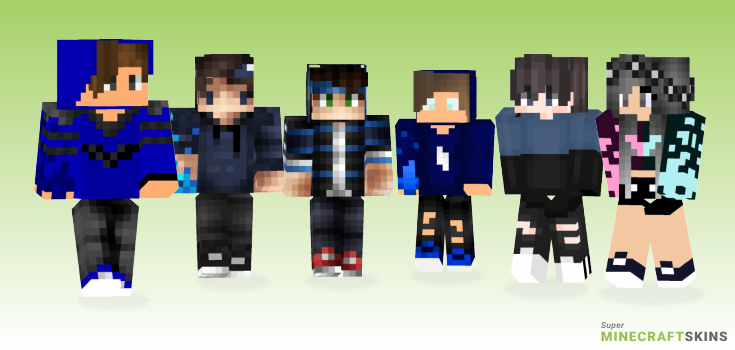 Blue pvp Minecraft Skins - Best Free Minecraft skins for Girls and Boys