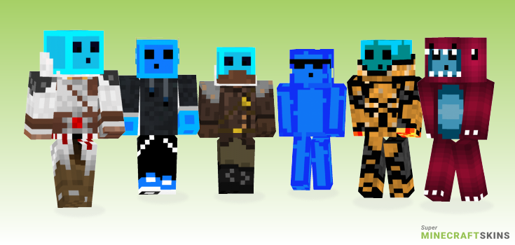 Blue slime Minecraft Skins - Best Free Minecraft skins for Girls and Boys