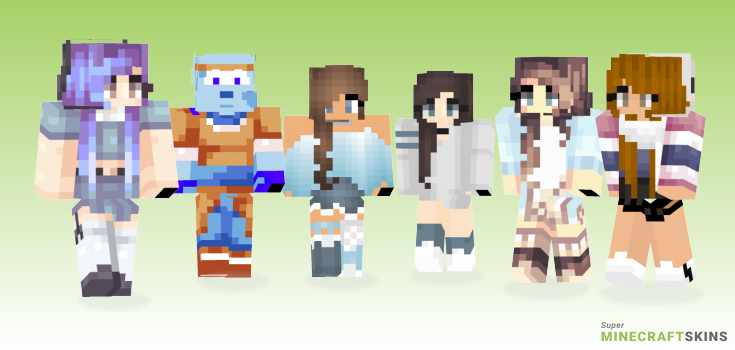 Blues Minecraft Skins - Best Free Minecraft skins for Girls and Boys