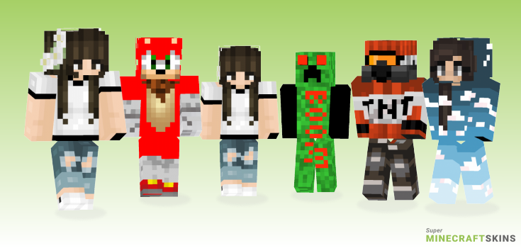 Boom Minecraft Skins - Best Free Minecraft skins for Girls and Boys