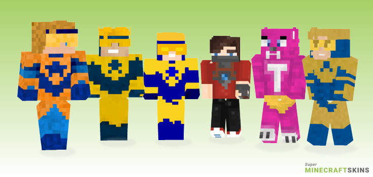 Booster Minecraft Skins - Best Free Minecraft skins for Girls and Boys