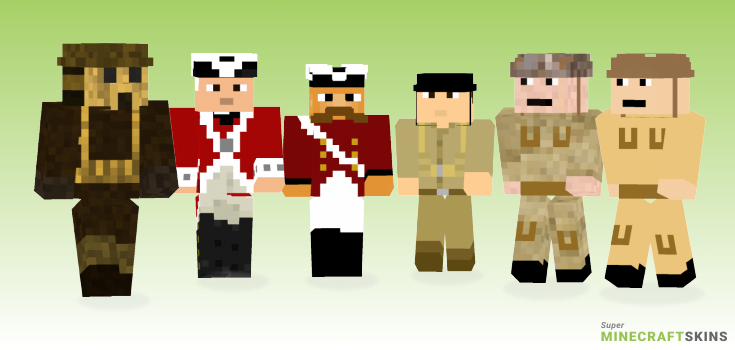 British soldier Minecraft Skins - Best Free Minecraft skins for Girls and Boys