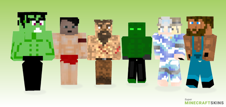 Buff Minecraft Skins - Best Free Minecraft skins for Girls and Boys
