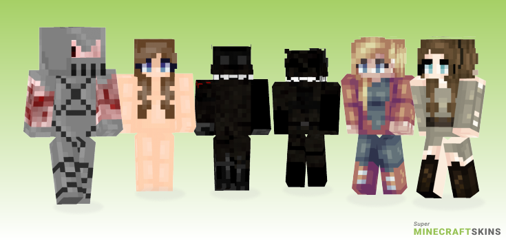 Burnt Minecraft Skins - Best Free Minecraft skins for Girls and Boys