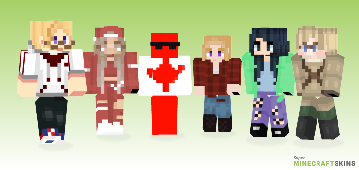Canada Minecraft Skins - Best Free Minecraft skins for Girls and Boys