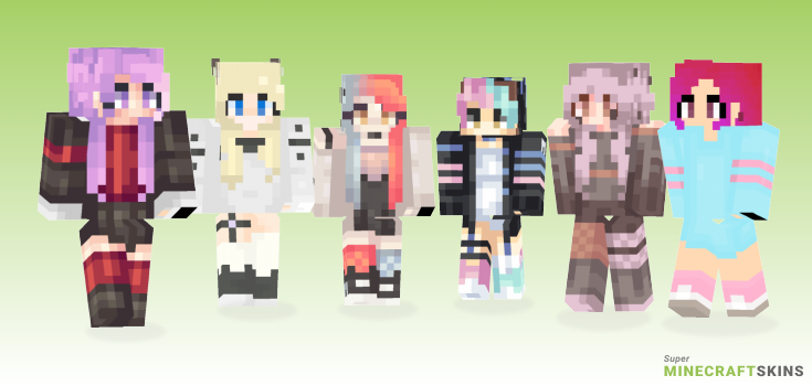 Candii Minecraft Skins - Best Free Minecraft skins for Girls and Boys