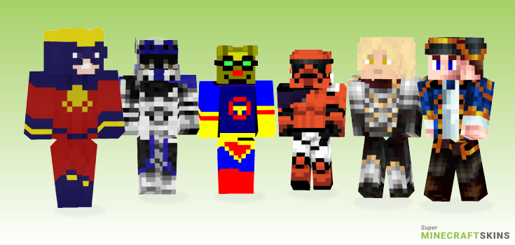 Captain Minecraft Skins - Best Free Minecraft skins for Girls and Boys