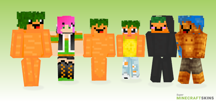 Carrot Minecraft Skins - Best Free Minecraft skins for Girls and Boys