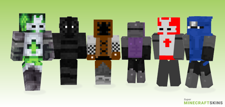 Castle crashers Minecraft Skins - Best Free Minecraft skins for Girls and Boys