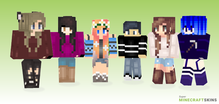 Casual sweater Minecraft Skins - Best Free Minecraft skins for Girls and Boys