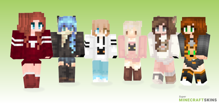 Cat sweater Minecraft Skins - Best Free Minecraft skins for Girls and Boys