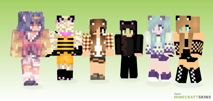 Catgirl Minecraft Skins - Best Free Minecraft skins for Girls and Boys