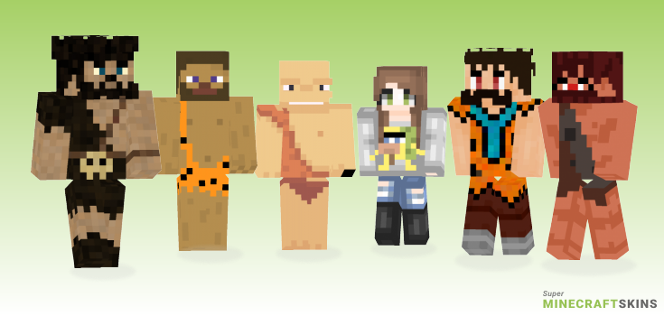 Caveman Minecraft Skins - Best Free Minecraft skins for Girls and Boys