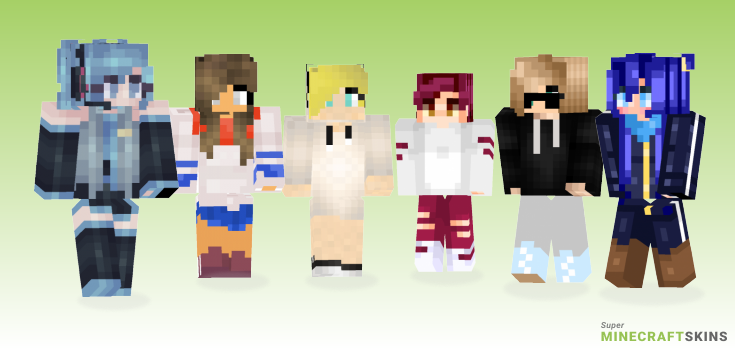Changed Minecraft Skins - Best Free Minecraft skins for Girls and Boys