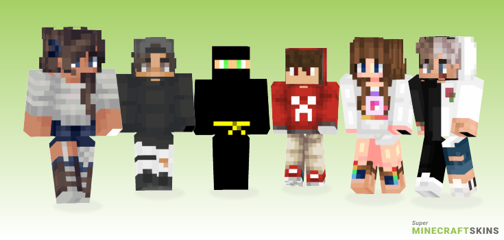 Changes Minecraft Skins - Best Free Minecraft skins for Girls and Boys