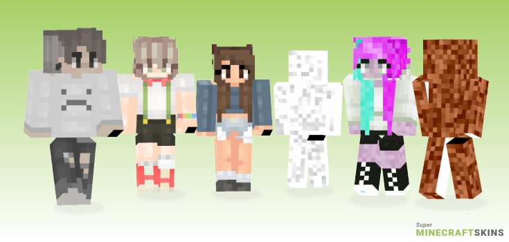 Changing Minecraft Skins - Best Free Minecraft skins for Girls and Boys