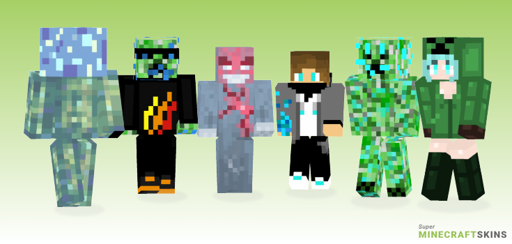 Charged Minecraft Skins - Best Free Minecraft skins for Girls and Boys