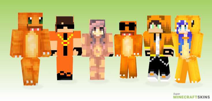 Charmander Minecraft Skins - Best Free Minecraft skins for Girls and Boys