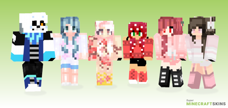 Cherry Minecraft Skins - Best Free Minecraft skins for Girls and Boys