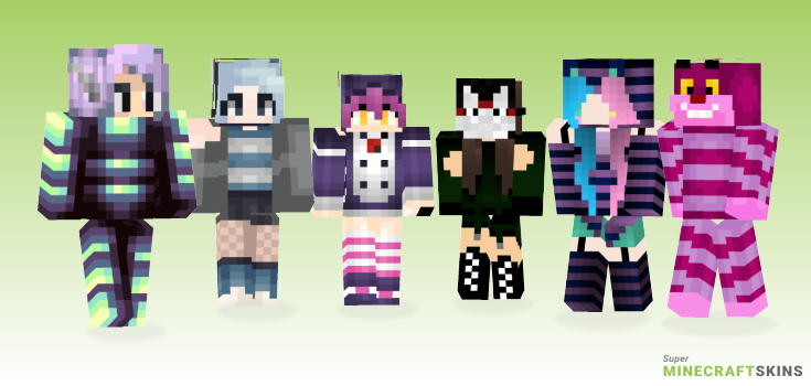 Cheshire Minecraft Skins - Best Free Minecraft skins for Girls and Boys