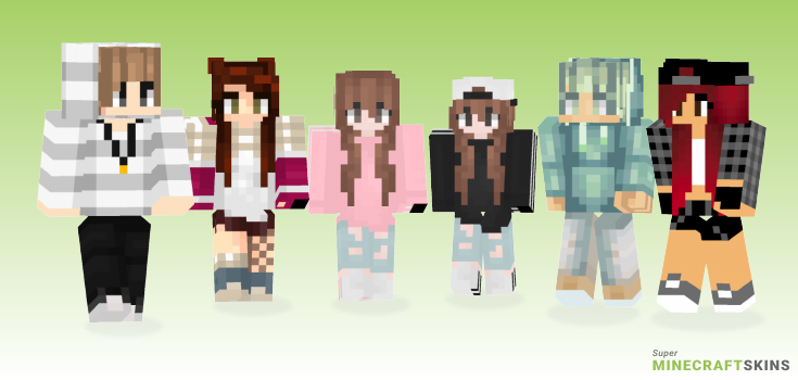 Chillin Minecraft Skins - Best Free Minecraft skins for Girls and Boys