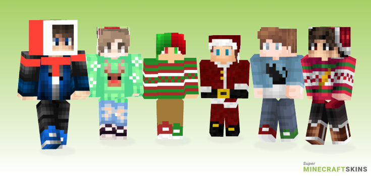 Christmas boy Minecraft Skins - Best Free Minecraft skins for Girls and Boys