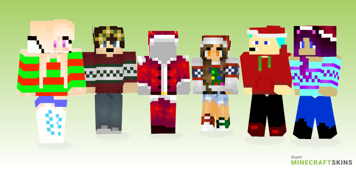 Christmas outfit Minecraft Skins - Best Free Minecraft skins for Girls and Boys