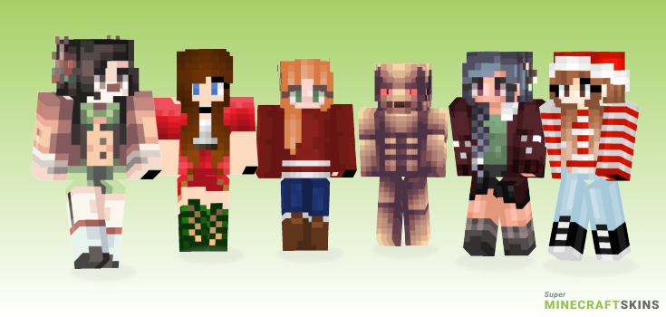 Christmas spirit Minecraft Skins - Best Free Minecraft skins for Girls and Boys