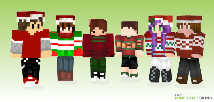 Christmas Minecraft Skins - Best Free Minecraft skins for Girls and Boys