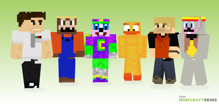Chuck Minecraft Skins - Best Free Minecraft skins for Girls and Boys