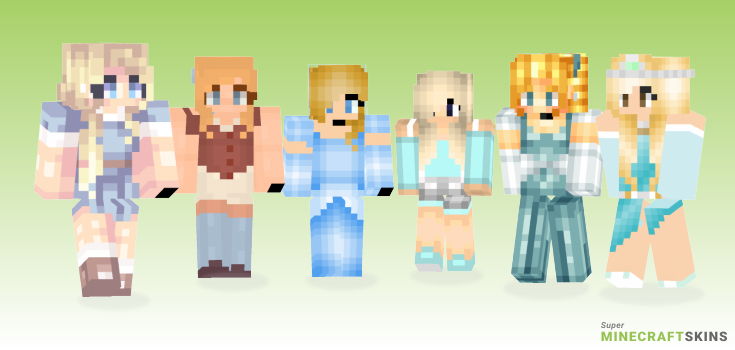Cinderella Minecraft Skins - Best Free Minecraft skins for Girls and Boys