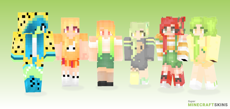Citrus Minecraft Skins - Best Free Minecraft skins for Girls and Boys