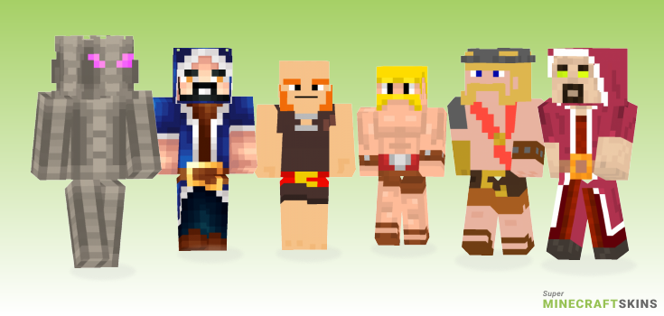 Clans Minecraft Skins - Best Free Minecraft skins for Girls and Boys