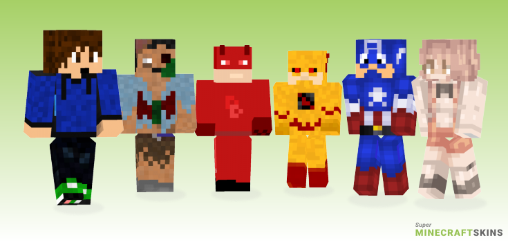 Classic Minecraft Skins - Best Free Minecraft skins for Girls and Boys