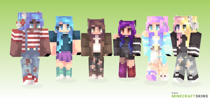 Clia Minecraft Skins - Best Free Minecraft skins for Girls and Boys