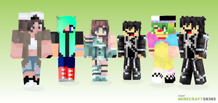 Click Minecraft Skins - Best Free Minecraft skins for Girls and Boys