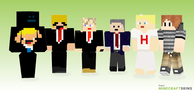 Clinton Minecraft Skins - Best Free Minecraft skins for Girls and Boys