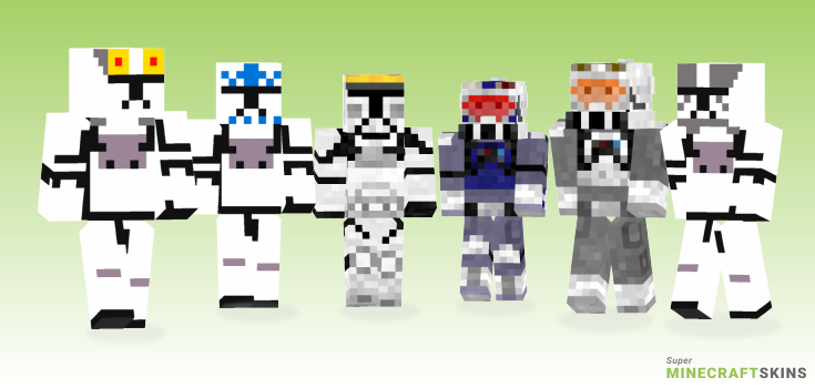 Clone pilot Minecraft Skins - Best Free Minecraft skins for Girls and Boys