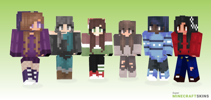 Cold outside Minecraft Skins - Best Free Minecraft skins for Girls and Boys
