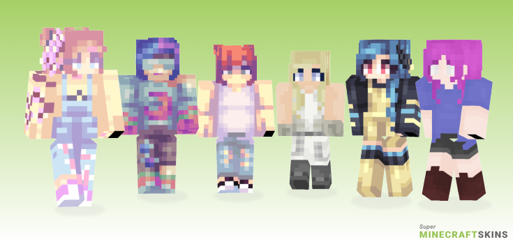 Collab Minecraft Skins - Best Free Minecraft skins for Girls and Boys