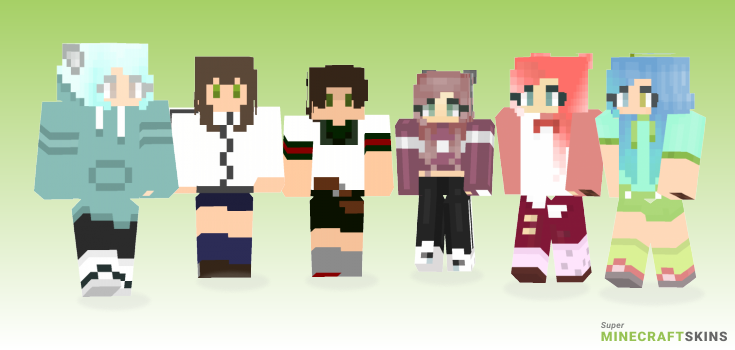 Collection Minecraft Skins - Best Free Minecraft skins for Girls and Boys