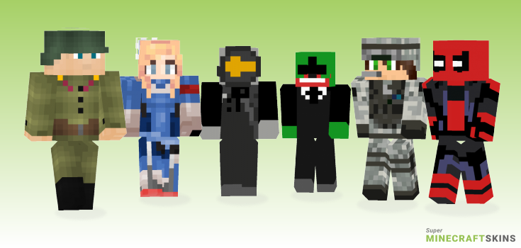Combat Minecraft Skins - Best Free Minecraft skins for Girls and Boys
