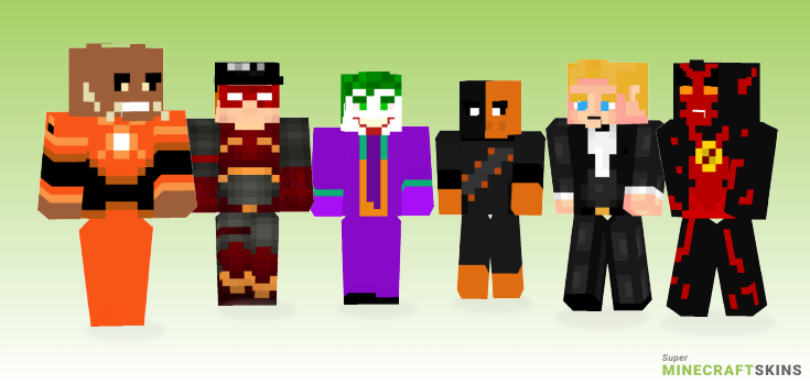 Comics Minecraft Skins - Best Free Minecraft skins for Girls and Boys