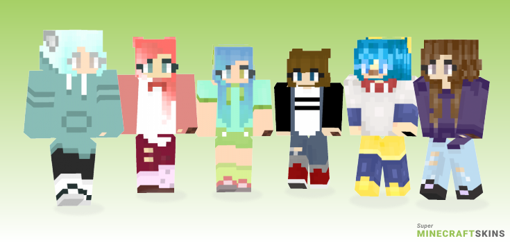 Common Minecraft Skins - Best Free Minecraft skins for Girls and Boys
